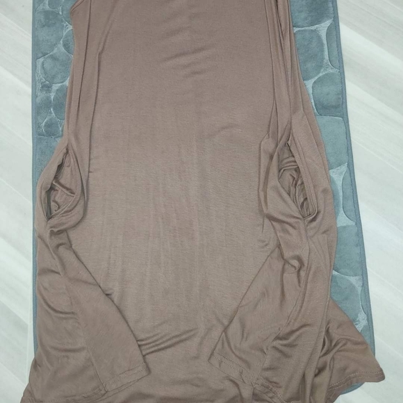 💢SOLD💢Taupe flair dress - Picture 5 of 7